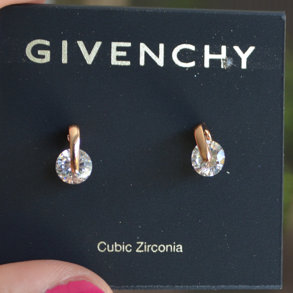 GIVENCHY Cubic Zirconia Stud Earrings - Picture 7 of 8